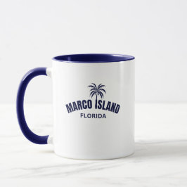 Caneca Marco Island Flórida Café Mug