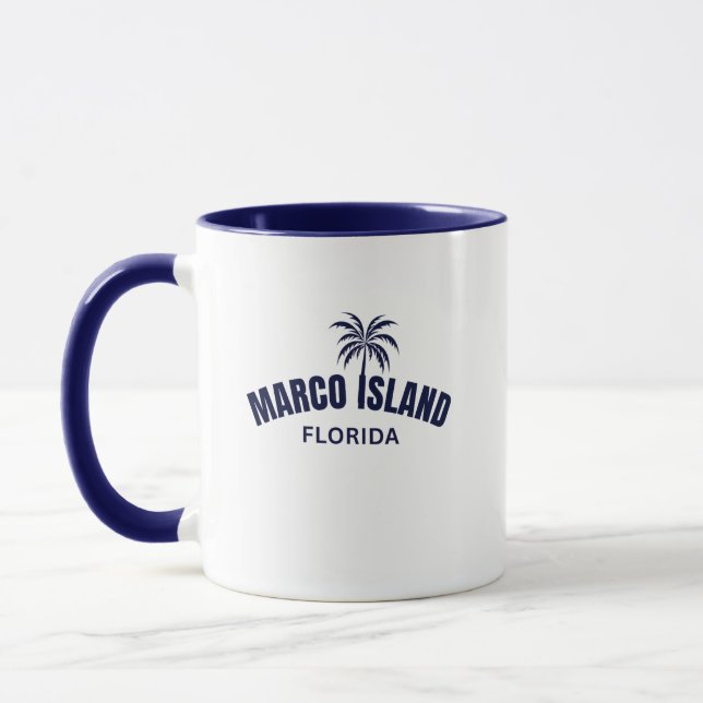 Caneca Marco Island Flórida Café Mug (Esquerda)