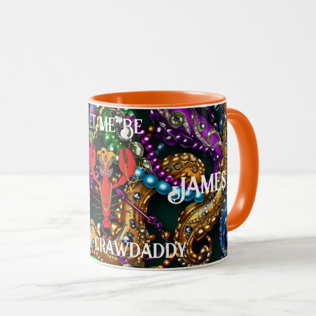 Caneca Mardi Gras Crawdaddy (Frente Esquerda)