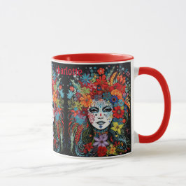 Caneca Mardi Gras I Am Womman Acrescenta Nome Headdress F