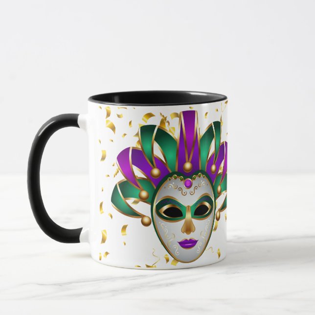 Caneca Mardi Gras Mug-Let The Good Times Roll (Esquerda)