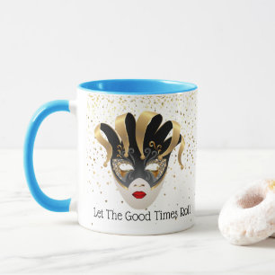 Caneca Mardi Gras Mug-Let The Good Times Roll