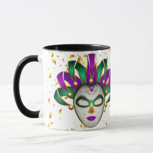 Caneca Mardi Gras Mug-Let The Good Times Roll