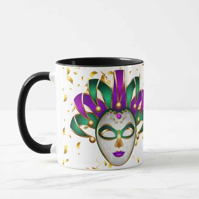 Caneca Mardi Gras Mug-Let The Good Times Roll (Esquerda)