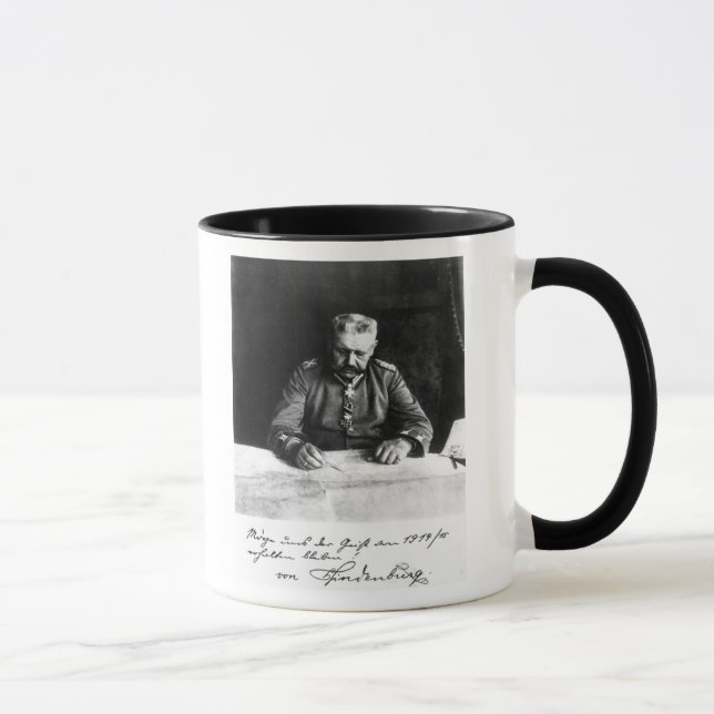 Caneca Marechal Paul von Hindenburg, 1914 (Direita)