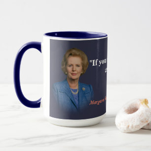 Caneca Margaret Thatcher Cita Quem Perguntar