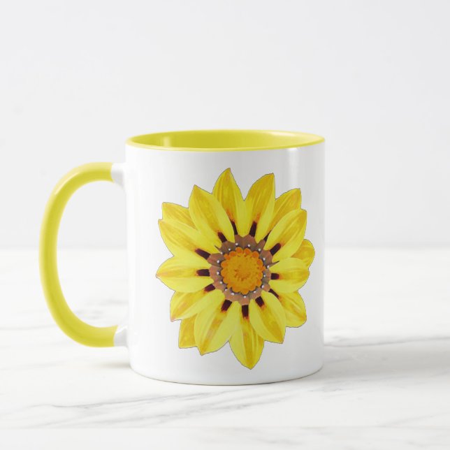Caneca Margarida Africana/Amarelo de mostarda Gazania (Esquerda)