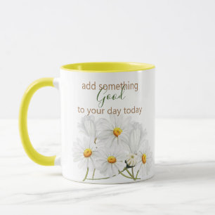 Caneca Margaridas Adicione Algo Bom