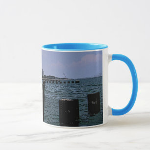 Caneca Margens pintadas do Lago Michigan