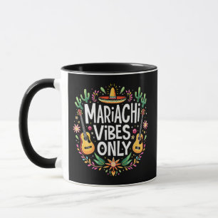 Caneca Mariachi Vibes Apenas Amantes de Música Saxófona d