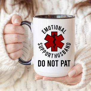 Caneca Marido de Suporte Emocional para casamentos, Novos