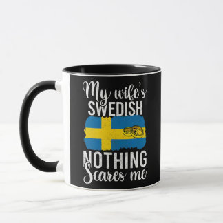 Caneca Marido Orgulhoso De Esposas Suecas Nada Assusta