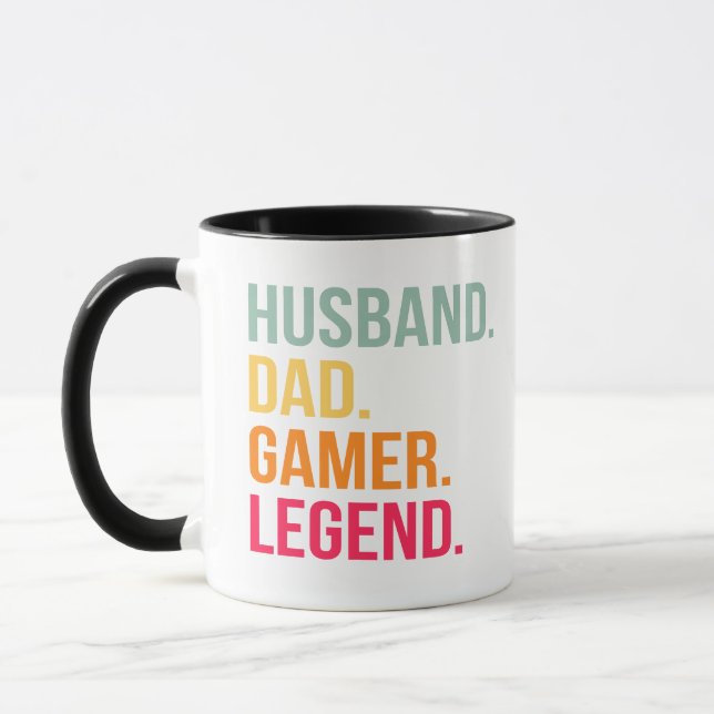 Caneca Marido Pai Gamer Lenda (Esquerda)