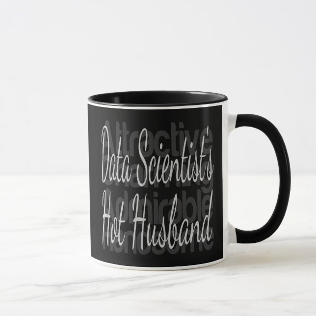 Caneca Marido quente dos cientistas dos dados (Direita)