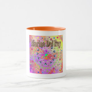 Caneca Marina Del Rey Lucky Ouro Mug
