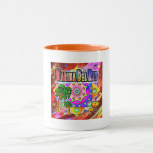 Caneca Marina Del Rey Tropical Amigos Mug