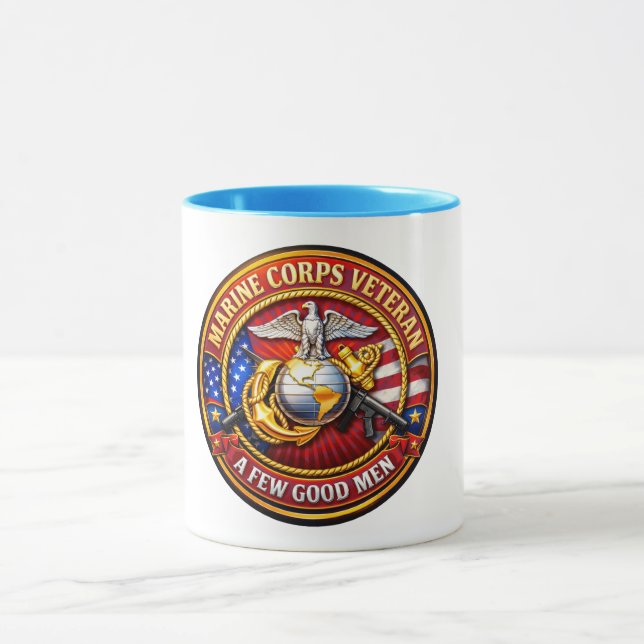 Caneca Marine Veteran Coffee Mug (Centro)