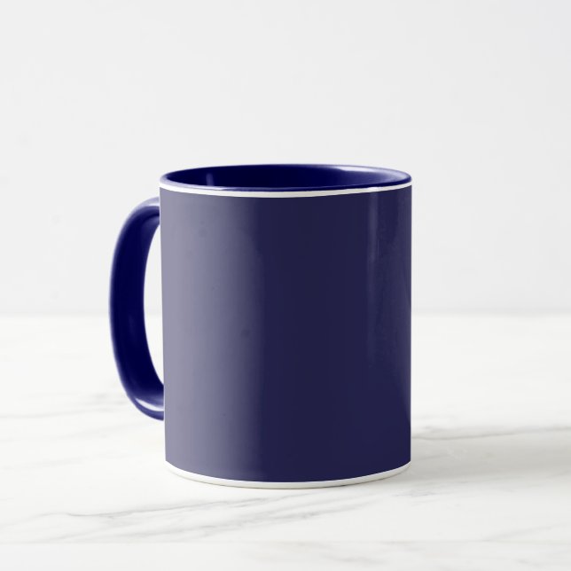 Caneca Marinho azul (Frente Esquerda)