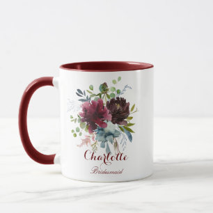Caneca Marinho da Borgonha - Ponta Floral - Presente