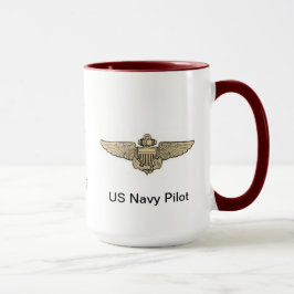 Caneca MARINHO Piloto Mug dos EUA