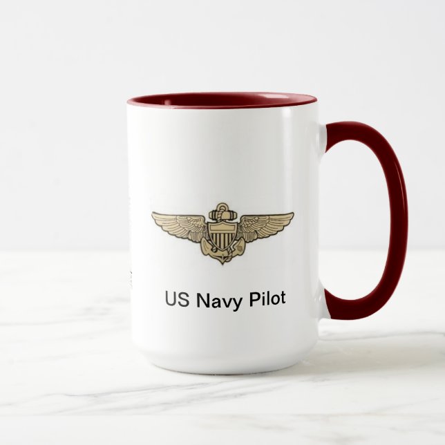 Caneca MARINHO Piloto Mug dos EUA (Direita)