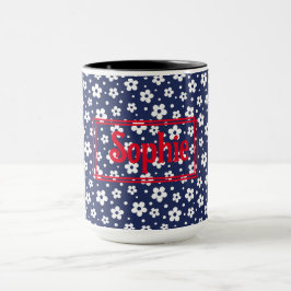 Caneca Marinho White Daisies Mug