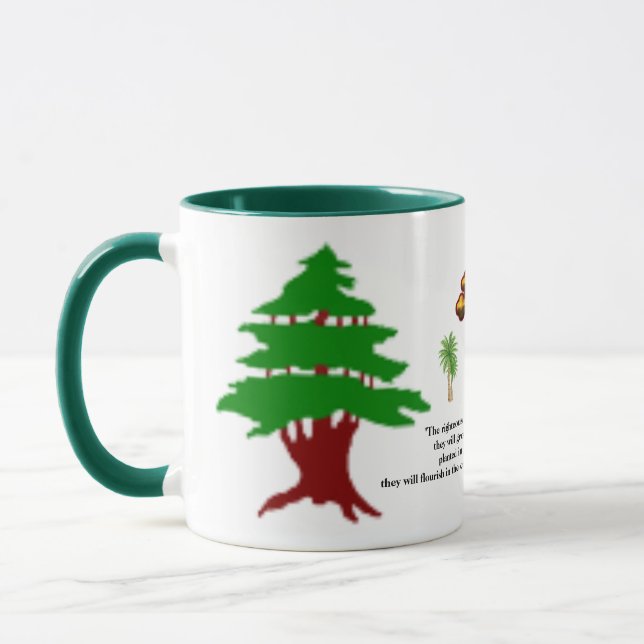 Caneca Maronite Church Psalm 92 Gift Mug (Esquerda)