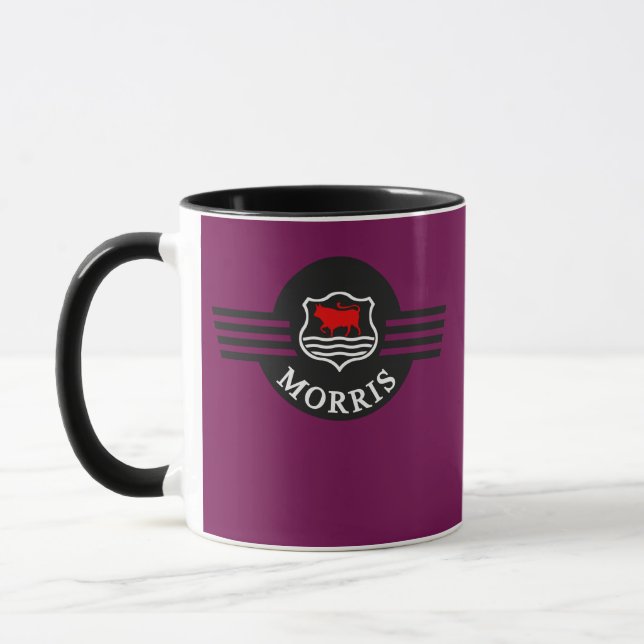 Caneca Maroon Morris Minor Personalizado (Esquerda)