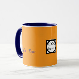 Caneca Marrom Café Promocional de Duas Cores