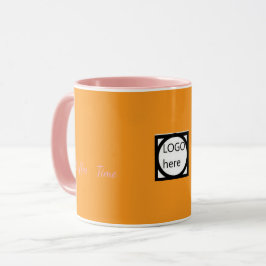 Caneca Marrom Café Promocional Duas Cores