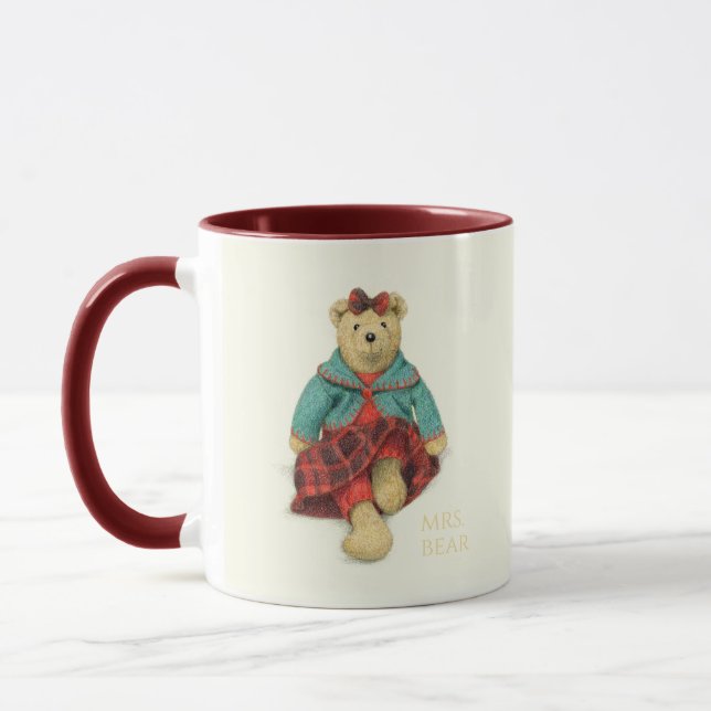 CANECA MARROM COMBINADA SR. & SRA. URSO (Esquerda)