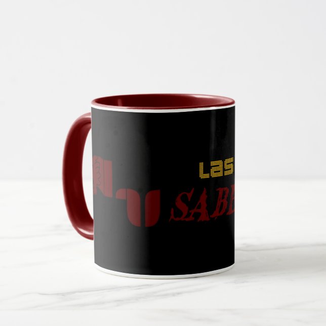 Caneca Marrom Las Vegas Sabercats (Frente Esquerda)