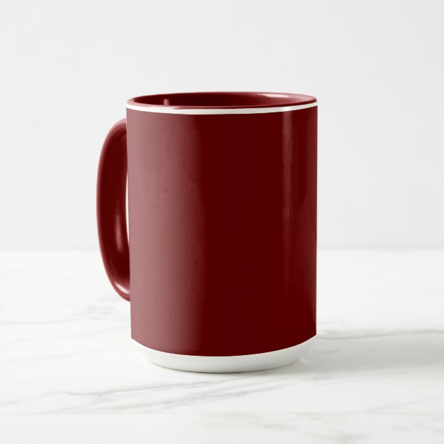 Caneca Marrom-marrom simplesmente elegante  (Frente Esquerda)
