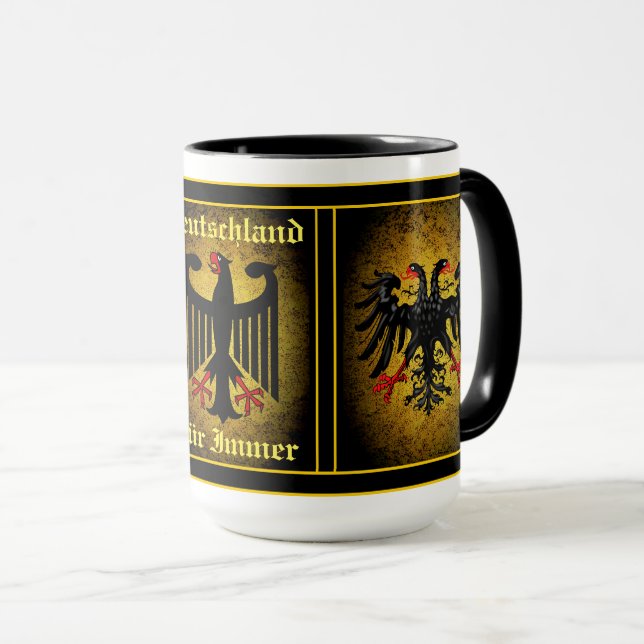 Caneca Martelo preto de pelúcia/Alemanha (Frente Esquerda)