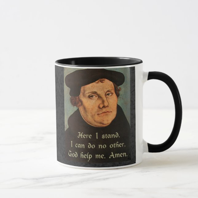 Caneca Martin Luther, Aqui Estou Eu A Citar (Direita)