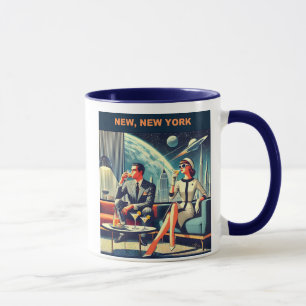 Caneca Martini Space Posteres de viagens New, Nova York