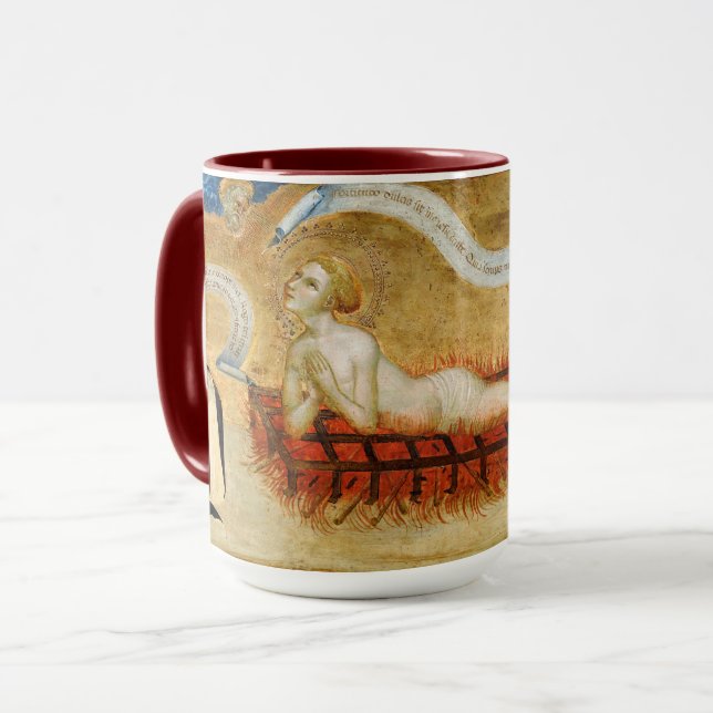 Caneca Martírio das Ruas. Lawrence, com Duas freiras (M 0 (Frente Esquerda)