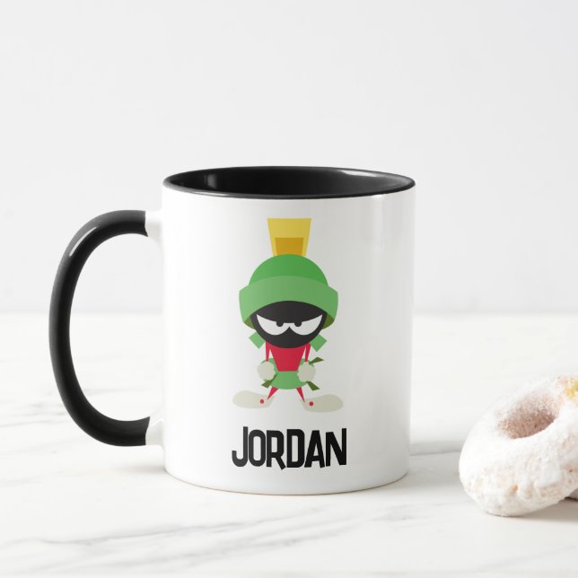 Caneca MARVIN THE MARTIAN™ | Adicione seu nome (Com Donut)