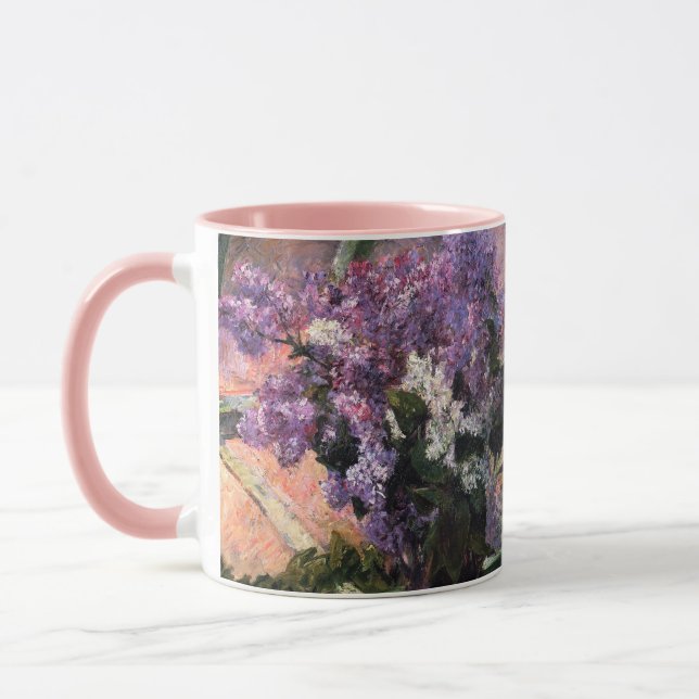 Caneca Mary Cassatt - Lilases em uma janela (Esquerda)