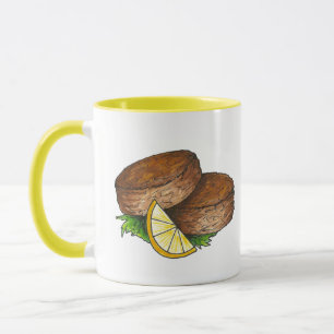Caneca Maryland Crab Cakes c/ Lemon Seafood