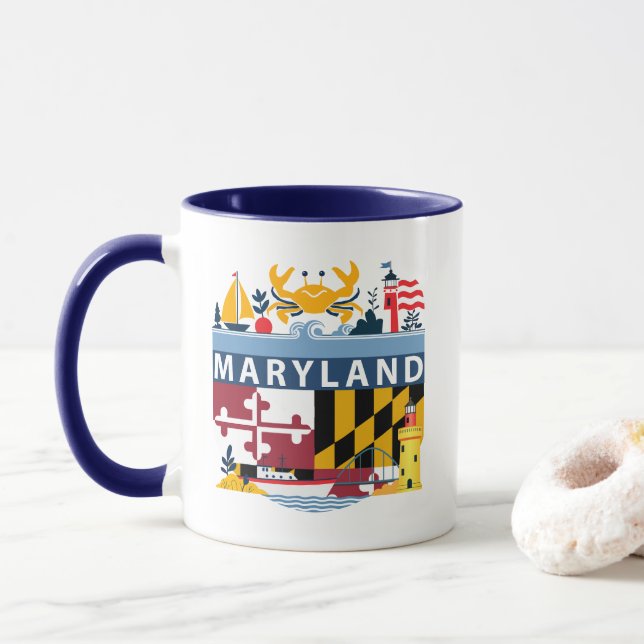 Caneca Maryland, EUA (Com Donut)