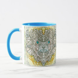 Caneca Máscara Branca de Gato