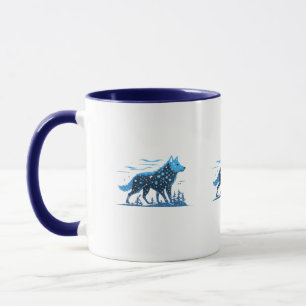 Caneca Máscara de recorte de lobo