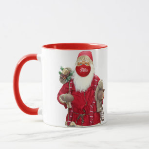 Caneca Máscara de rosto do Papai Noel