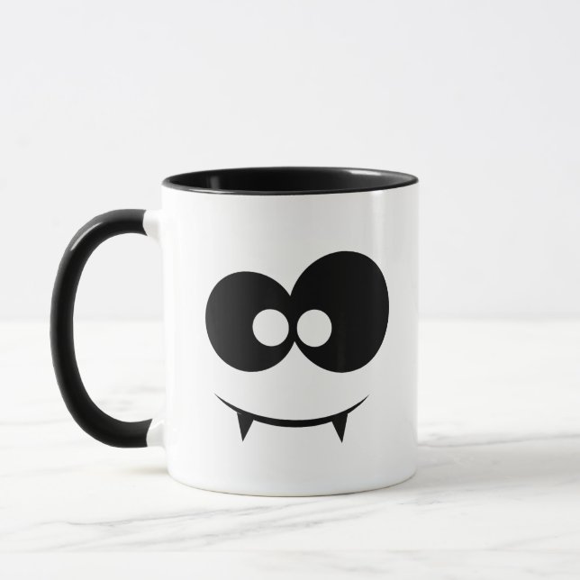 Caneca Máscara Fantasma de Halloween  (Esquerda)