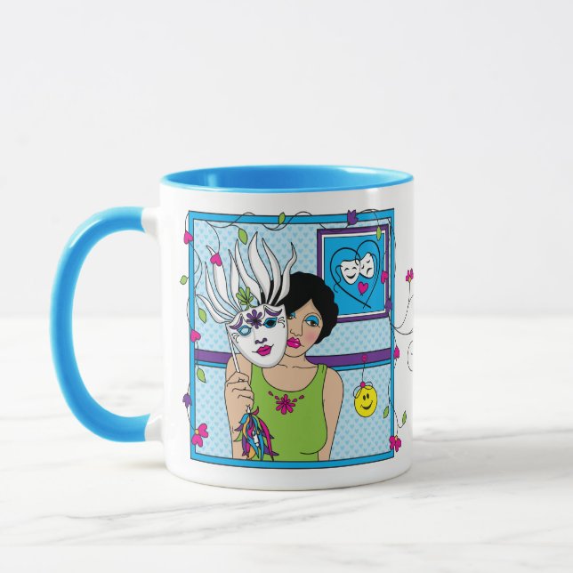 Caneca Mascarando seus sentimentos_ (Esquerda)