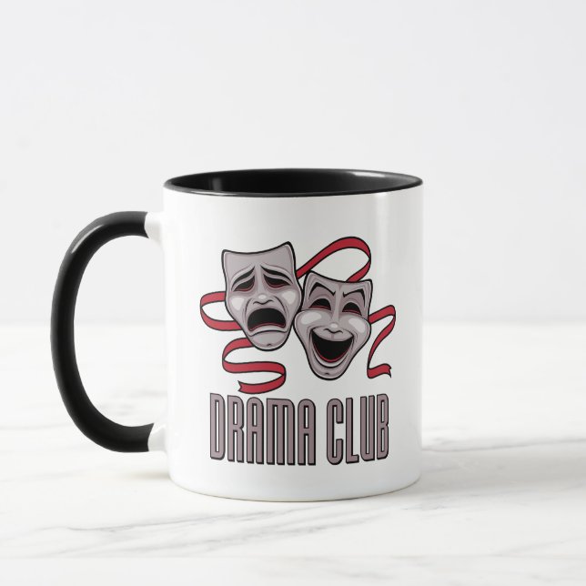 Caneca Máscaras de Comédia e Tragédia do Clube de Teatro (Esquerda)
