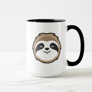 Caneca Mascote da preguiça