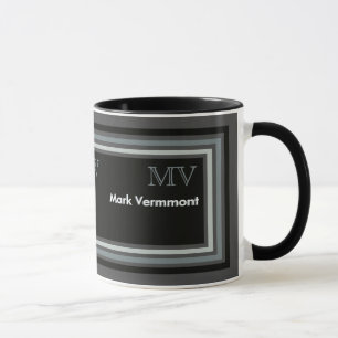 Caneca masculina moderna/elegante personalizada