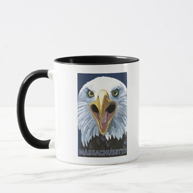 Caneca MassachusettsEagle Fechado (Esquerda)